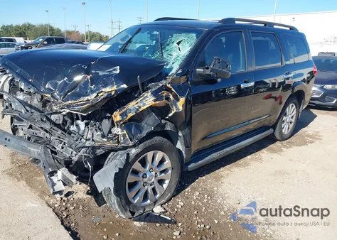 2015 Toyota Sequoia Platinum 5.7L V8 from USA, damaged, VIN 5TDDW5G13FS116343